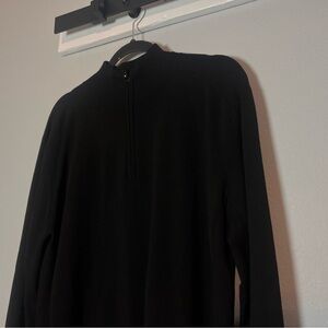 Ralph Lauren Black Label Wool Blend 1/4 Zip Tech Sweater Size XL Stretch Flaw